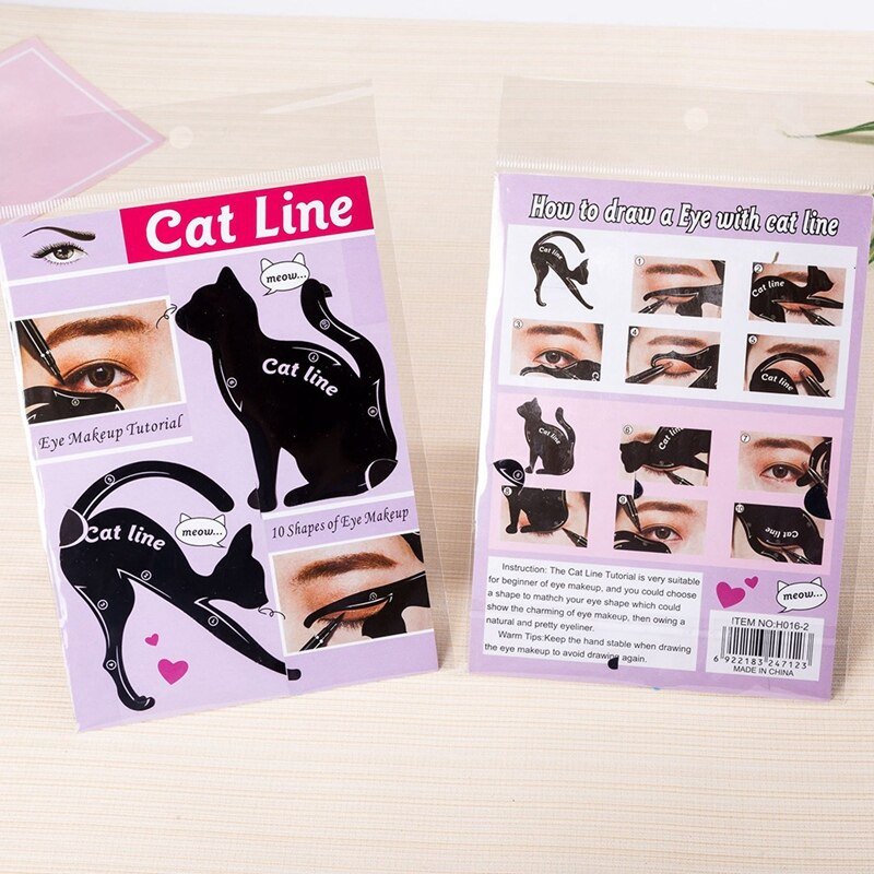 Cat line трафарет для макияжа