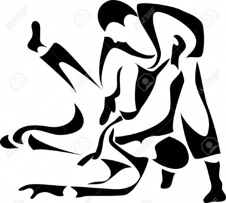 Дзюдоист вектор