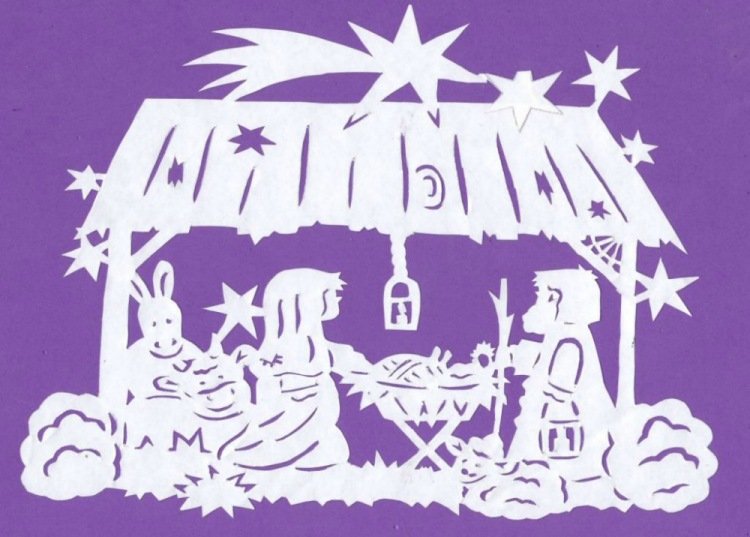 Вырезалки Рождество Христово