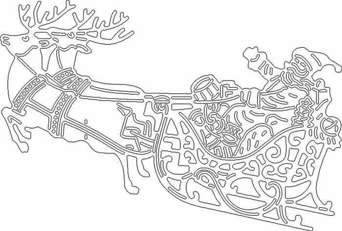 Трафарет "новогодний"