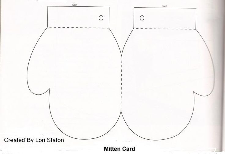 Выкройка игрушек из фетра новогодние рукавичка