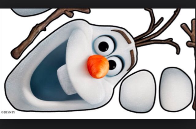 Снеговик Олаф для маски