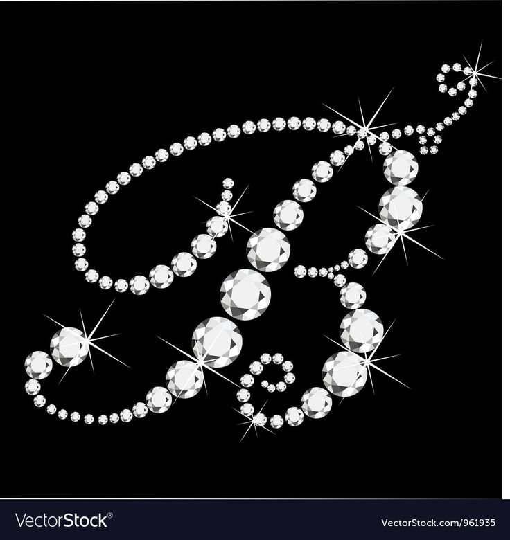 Красивые буквы из страз