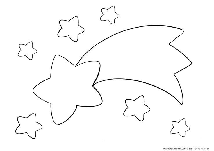 Трафарет звезды