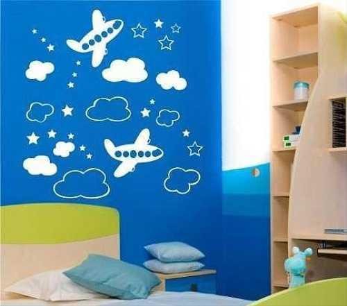Трафареты для стен в детской
