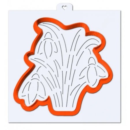 Вырубка для пряников Подснежник