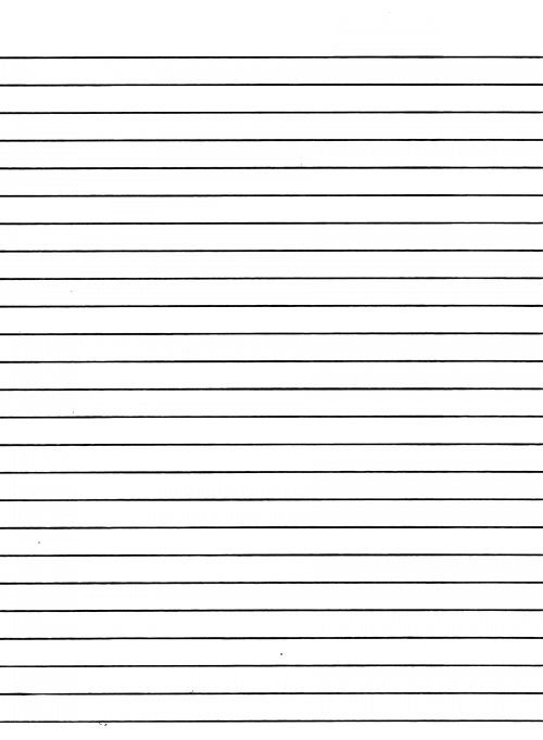 Разлиновка листа а4 в линейку