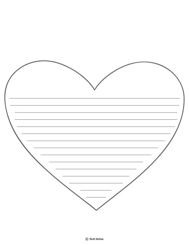 Сердце трафарет