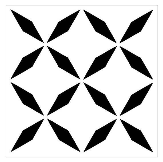 Трафарет геометрический узор