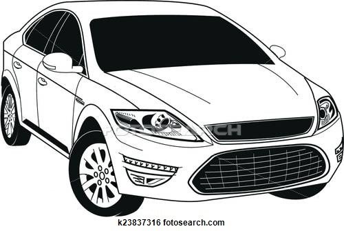 Форд Мондео 4 в двухцветной раскраске