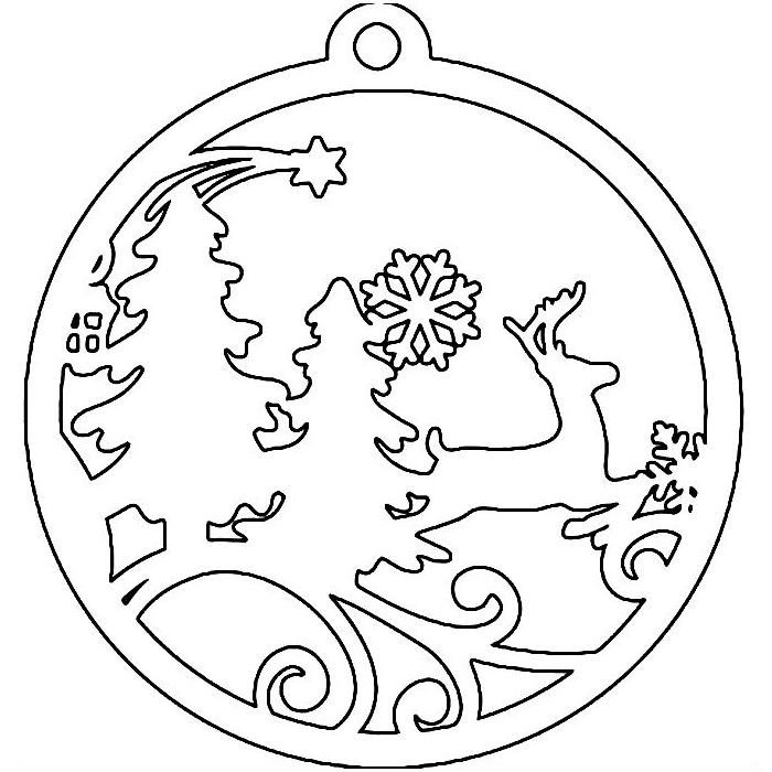 Вытынанки новогодние