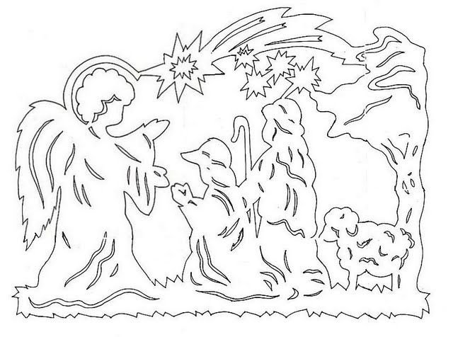 Новогодние вырезалки на окна