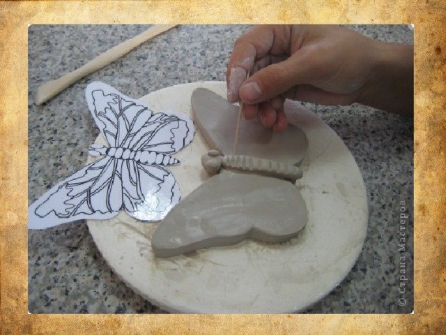 Бабочки из соленого теста своими руками