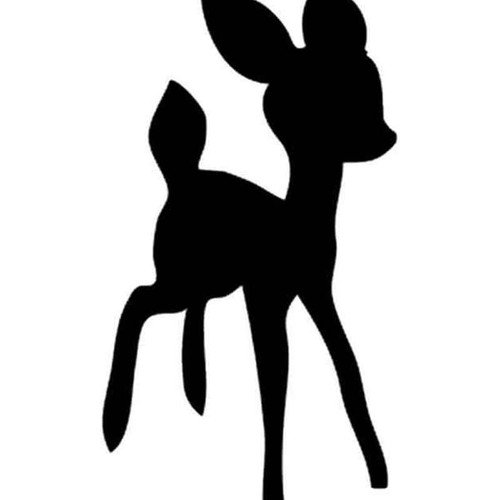 Силуэт оленя