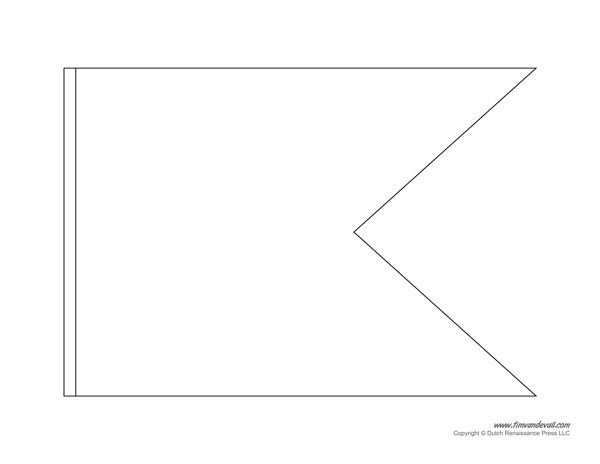 Флажок трафарет