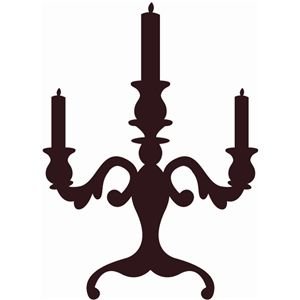 Подсвечник силуэт