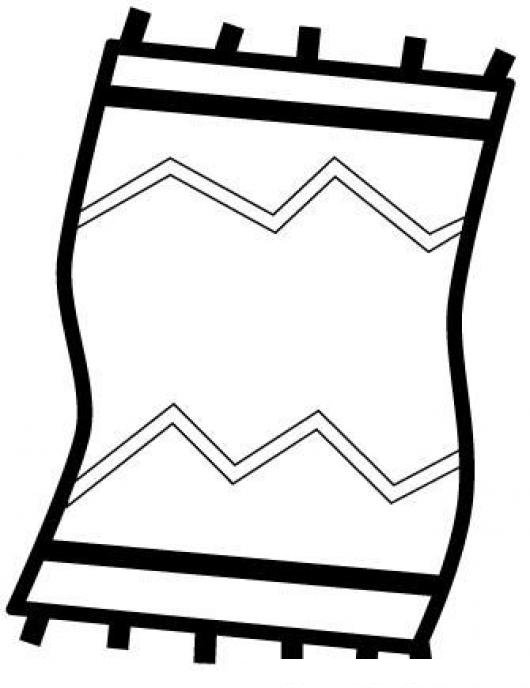 Трафарет полотенца для рисования