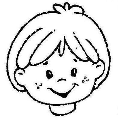 Веселое лицо раскраска для детей