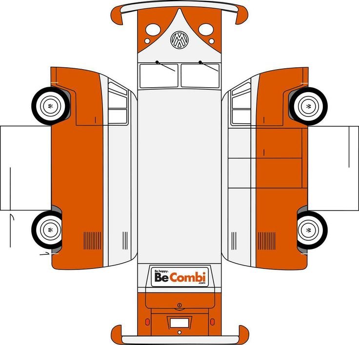 Поделки из бумаги машины