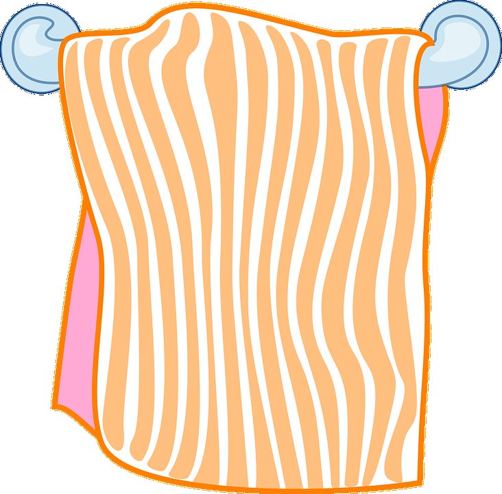 Полотенце для детей на прозрачном фоне