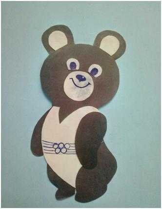 Рисование Олимпийский мишка
