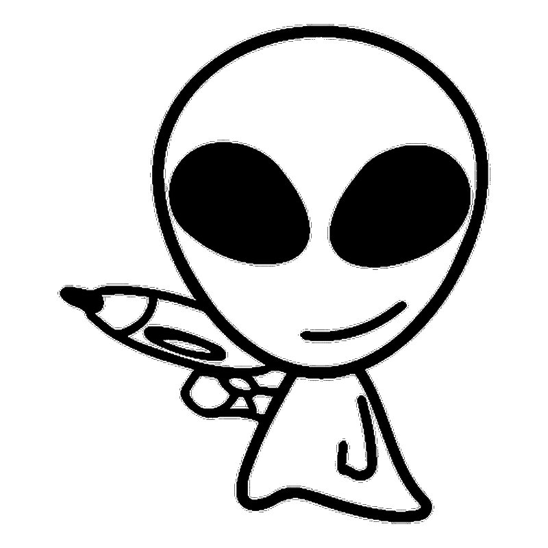 лицо инопланетянина