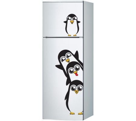 Разрисованный холодильник