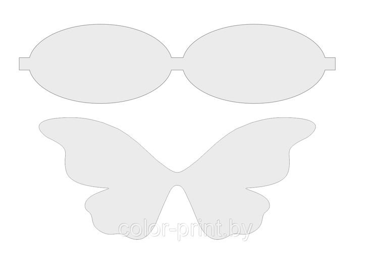 Бант трафарет