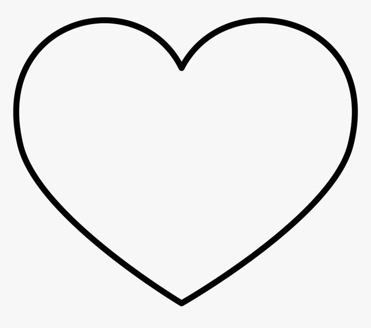 Сердечки картинки для печати