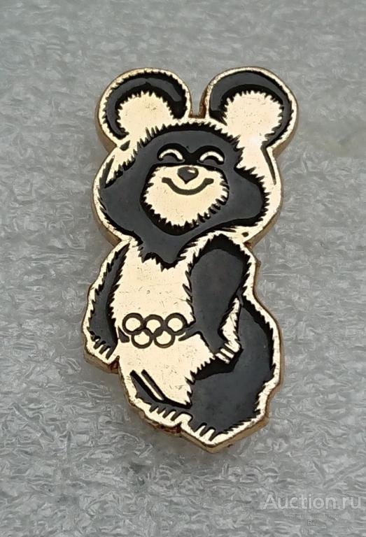 Олимпийский мишка эмблема 80