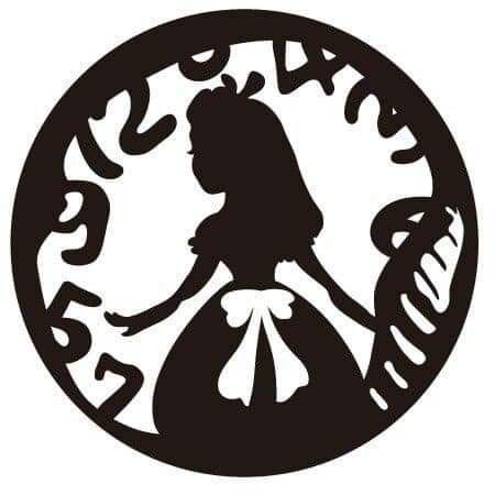 Алиса в стране чудес силуэт