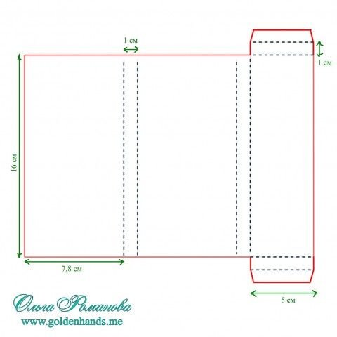 Схема шоколадницы Скрапбукинг