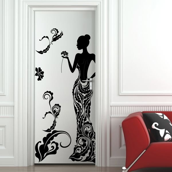 Трафареты для декора дверей