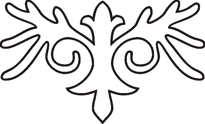 Казахские узоры