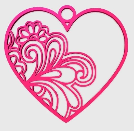 Трафареты для 3д ручки сердце