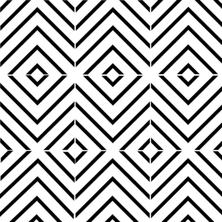 Трафарет геометрический узор