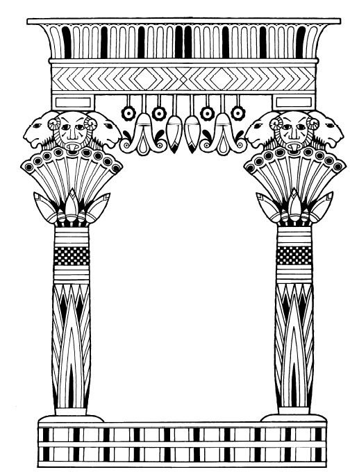 Египетский орнамент рисунок