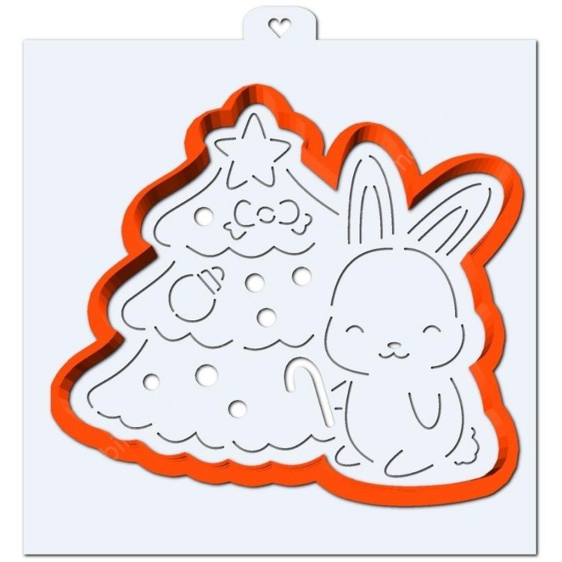 Форма для пряников "зайчик"