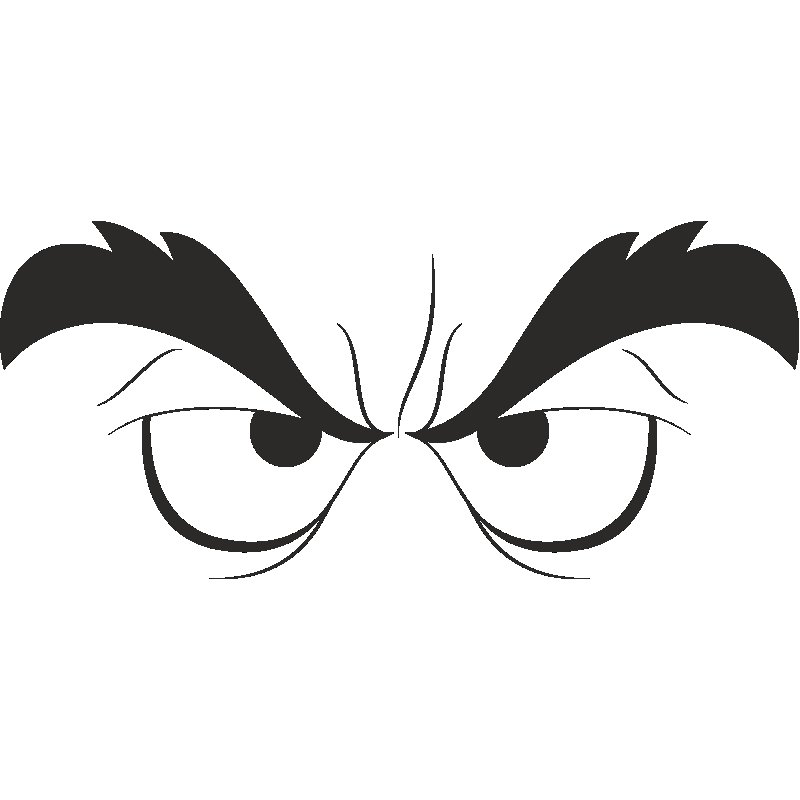 Глаза наклейки