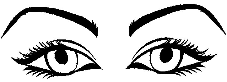 Глаза раскраска