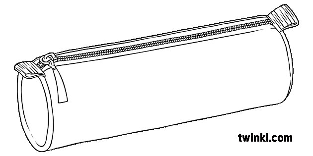 Раскраска пенал школьный