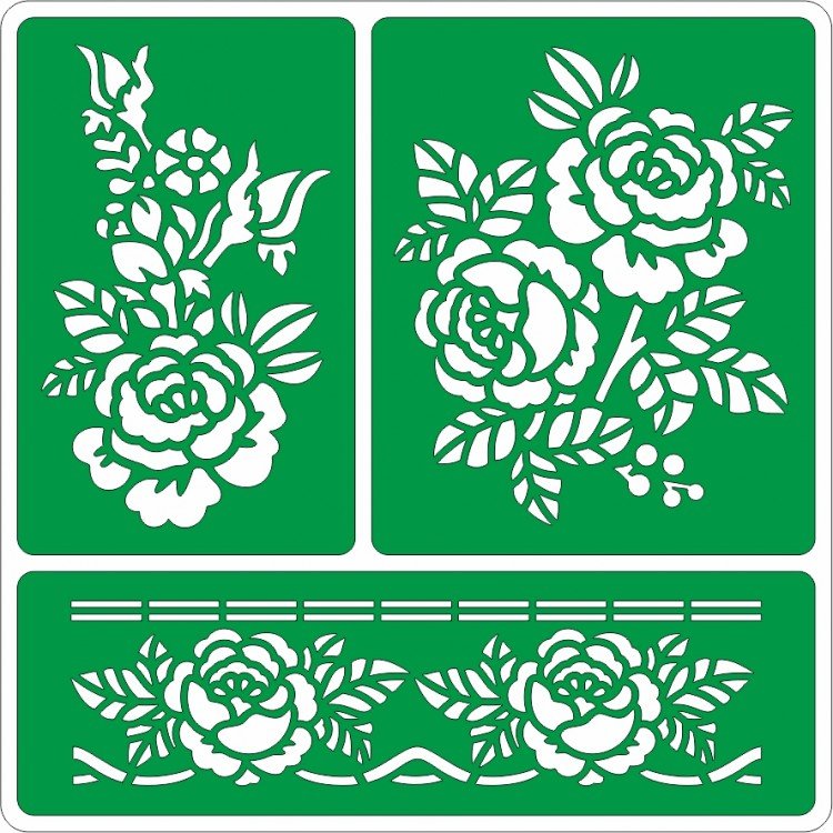 Трафарет для стен