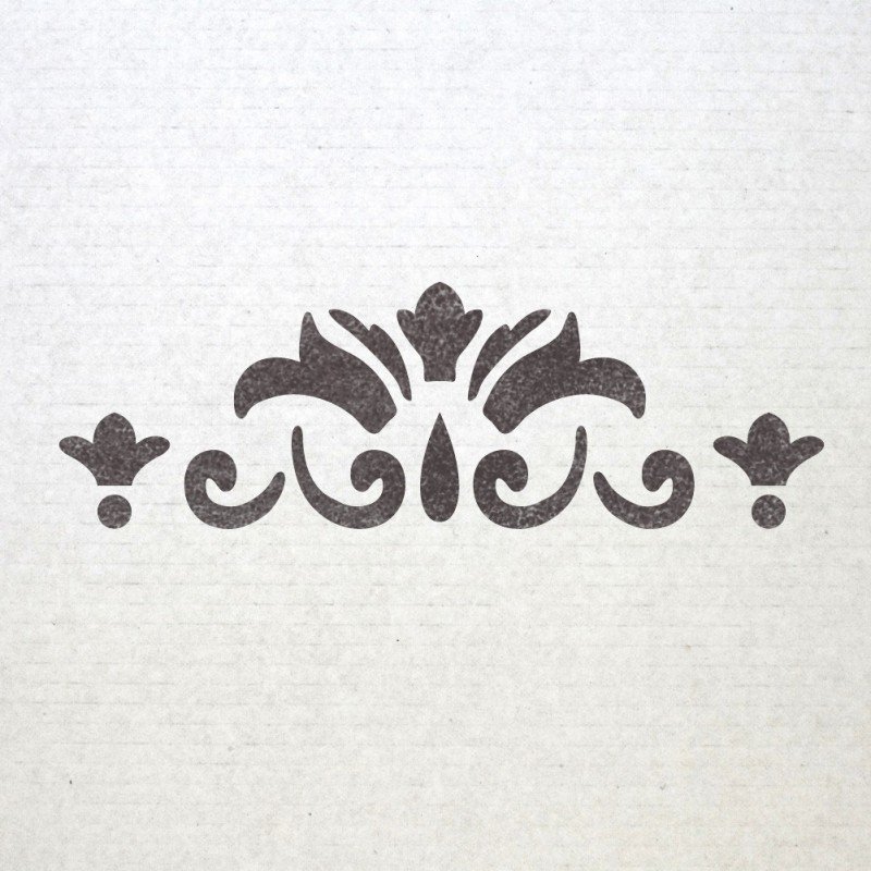 Орнамент на стену трафарет