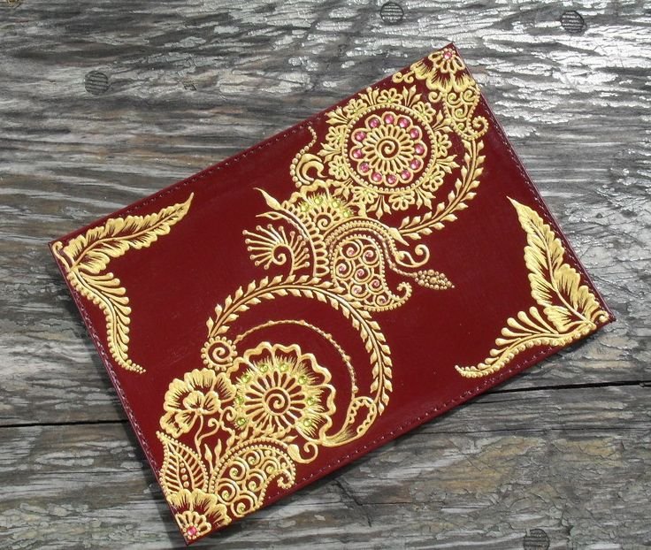 Точечная роспись ежедневника