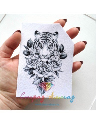 Трафареты для брошек тигр распечатать