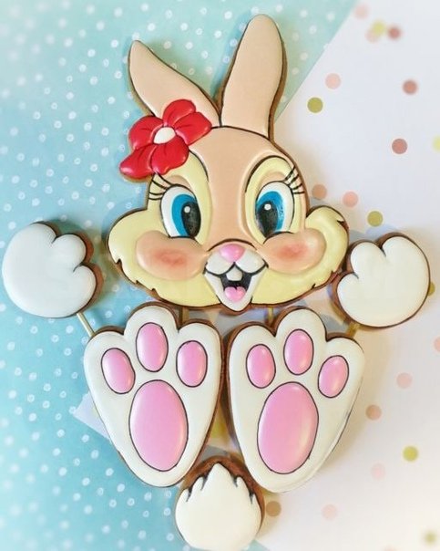 Пряник мордочка зайчика