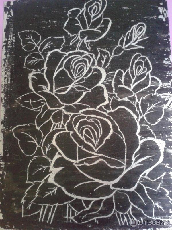 Граттаж техника рисования