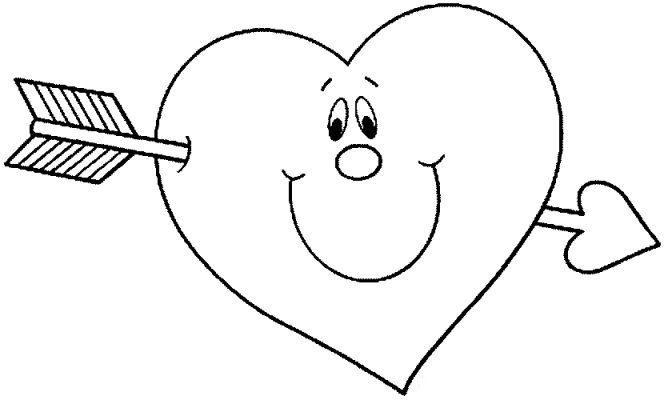 Раскраски для девочек сердечки