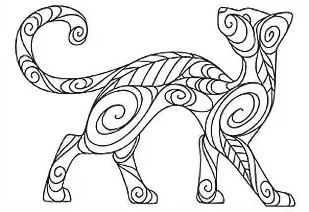 Орнамент для джутовой филиграни