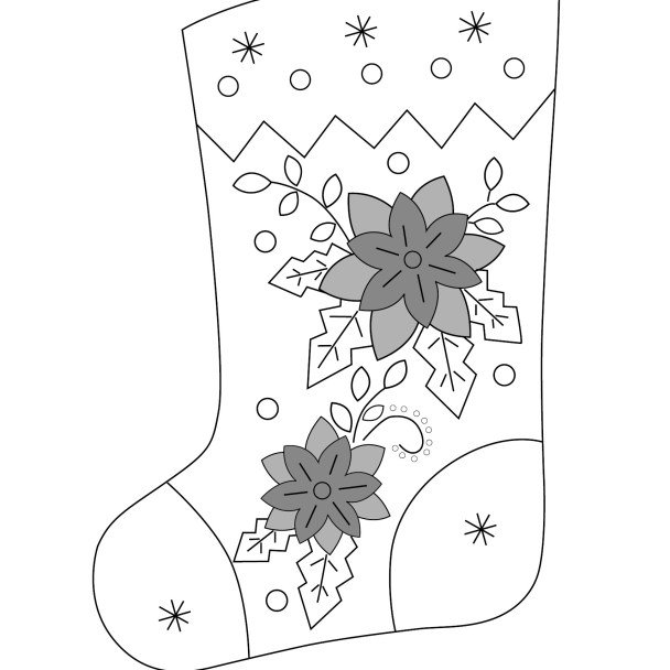 новогодний сапог из бумаги